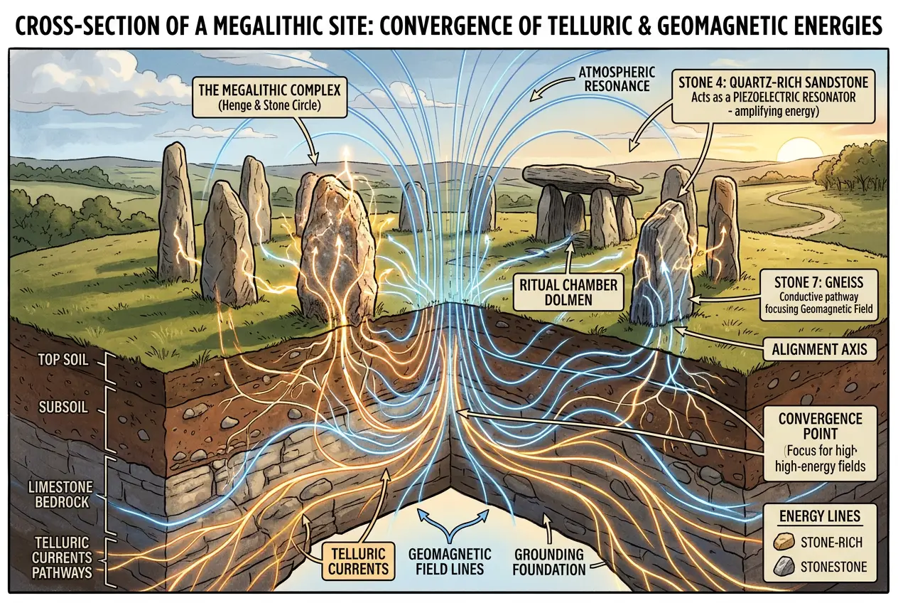 Visual explanation of Did Megaliths Tap Earth's Geomagnetic Grid?
