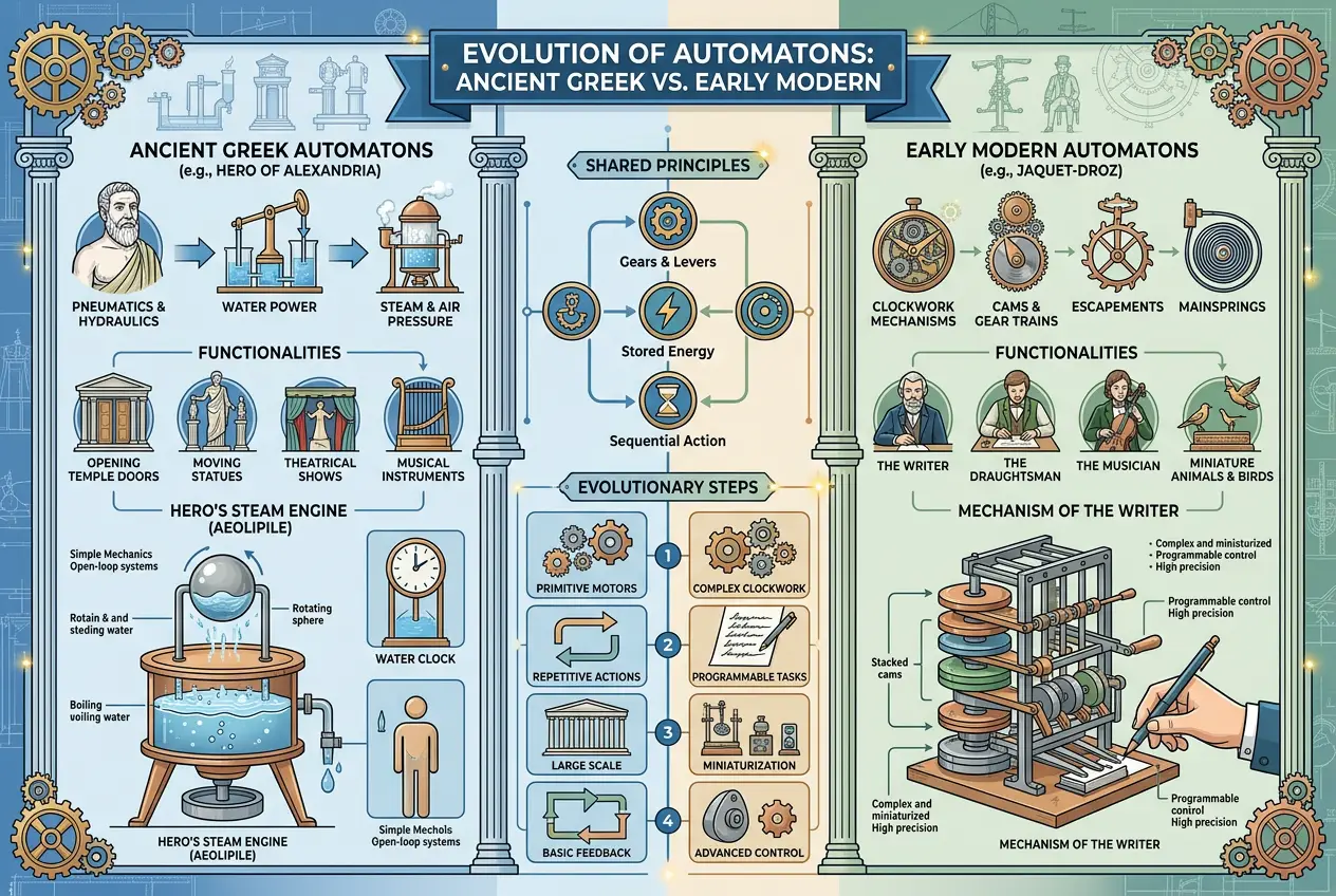 Visual explanation of Did Ancient Greeks Build Automatons? Real Robots of Antiquity