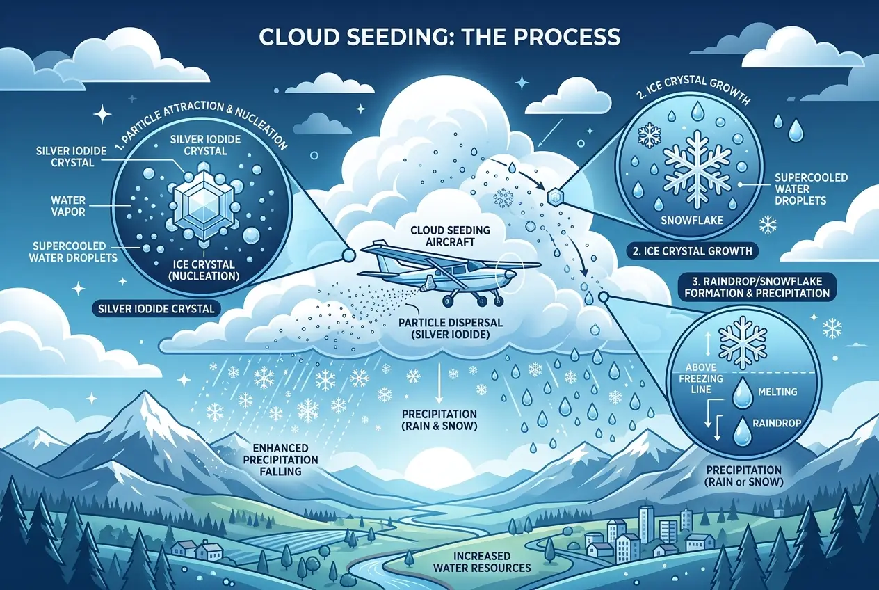Visual explanation of Could Tech Control Weather? Engineering Earth's Atmosphere