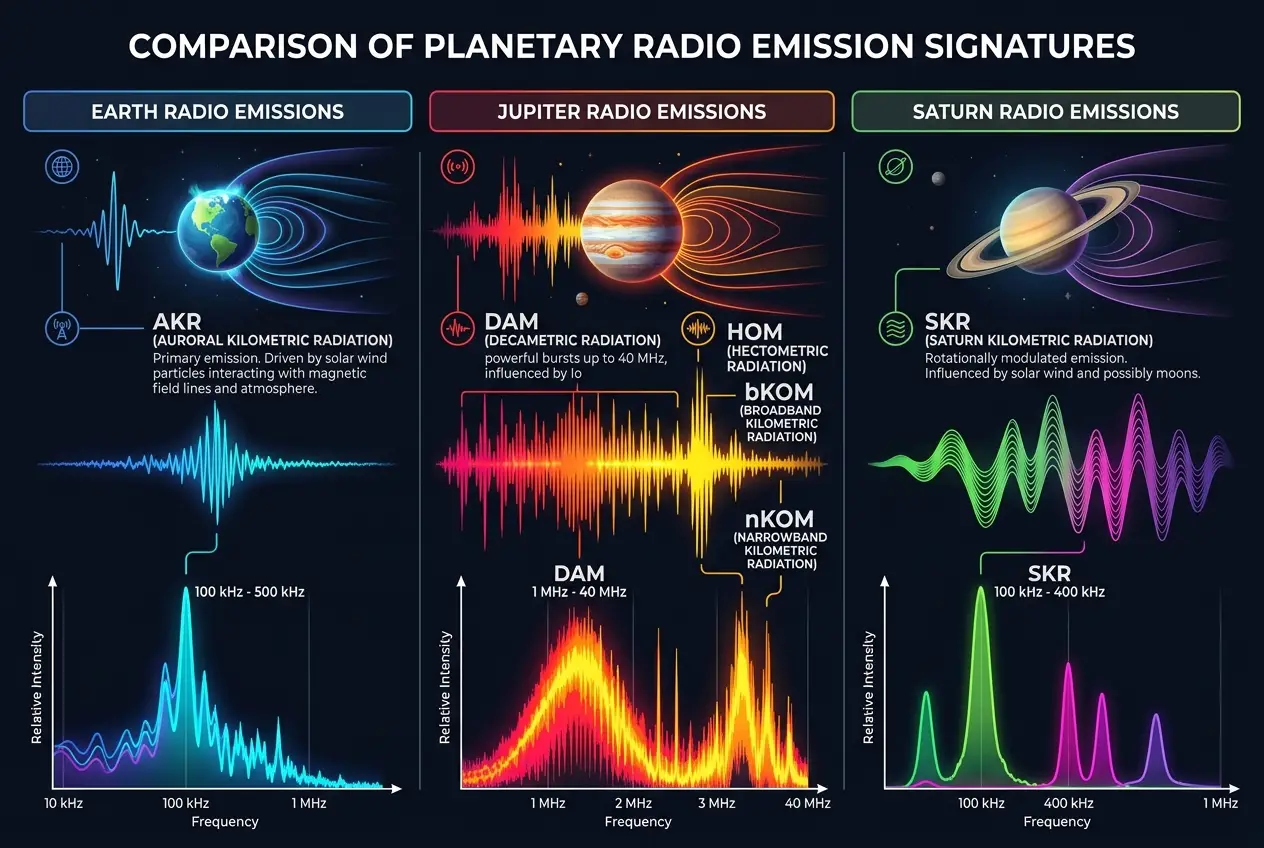 Visual explanation of Why Do Some Planets 'Sing' in Radio Waves?
