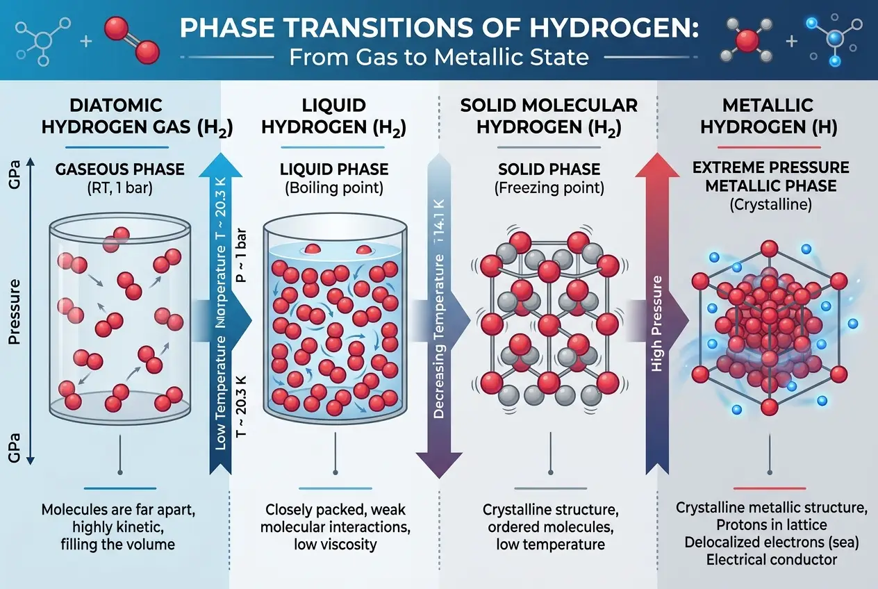 Visual explanation of Metallic Hydrogen: Can it Unlock Unlimited Power?