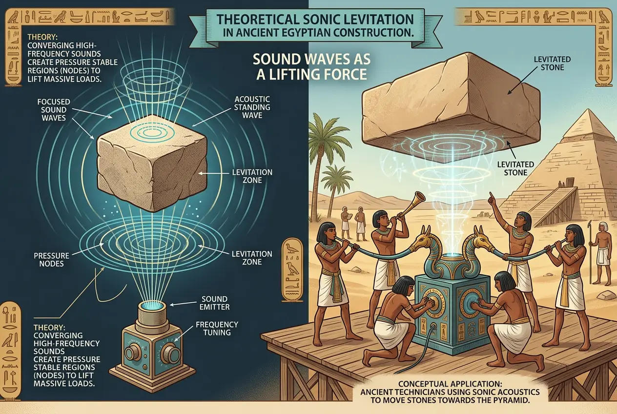 Visual explanation of Did Ancient Egypt Possess Sonic Levitation Tech?