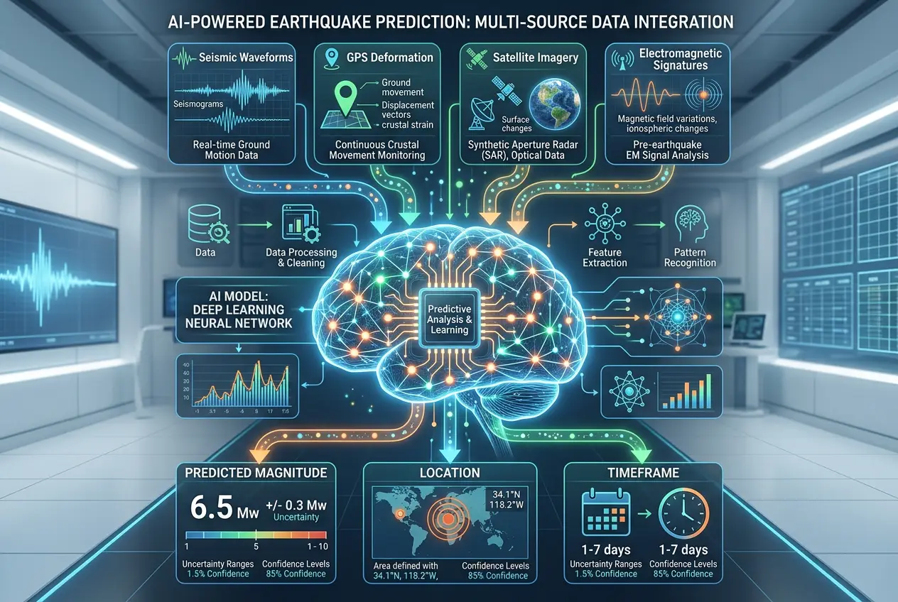 Visual explanation of Can AI Predict Earth's Next Big Quake?