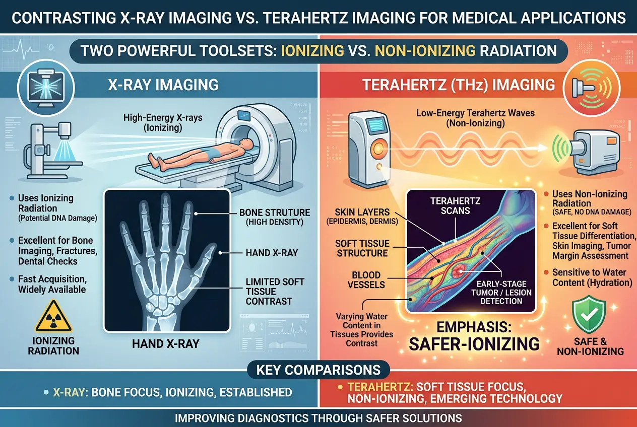 Visual explanation of T-Rays: Can They See Through Everything?