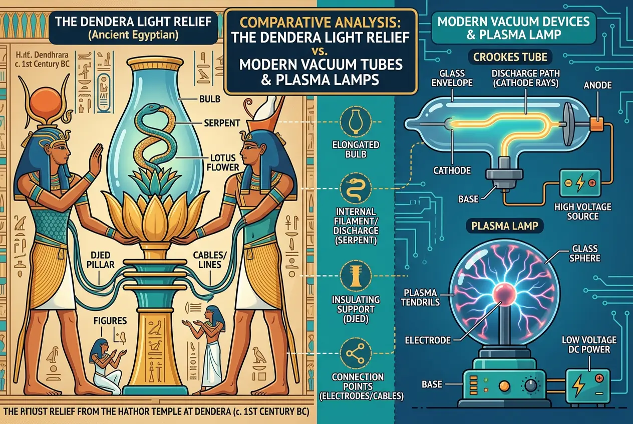 Visual explanation of Dendera Light: Did Egyptians Master Ancient Electric Tech?
