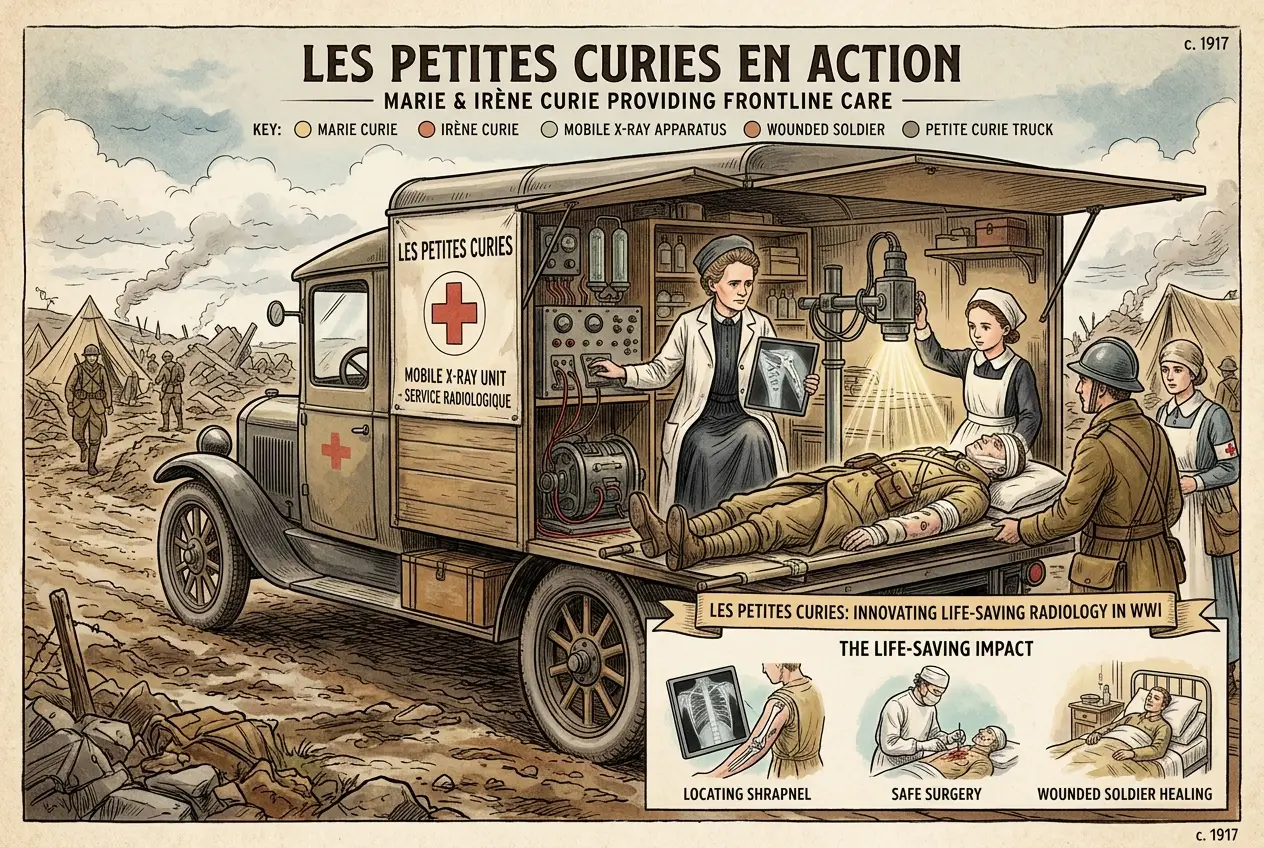 Visual explanation of Marie Curie: The Radium Revolution