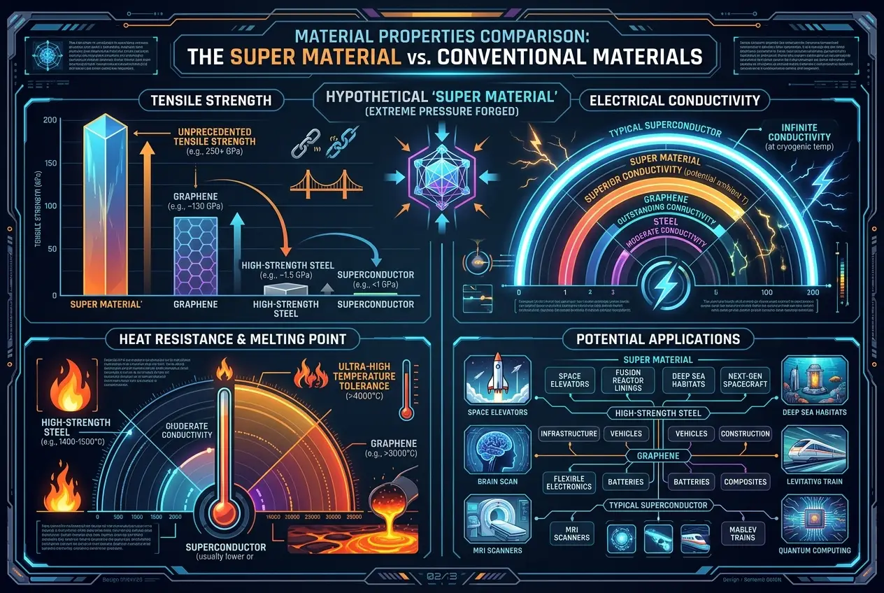 Visual explanation of Could Pressure Forge Unseen Materials for Future Tech?