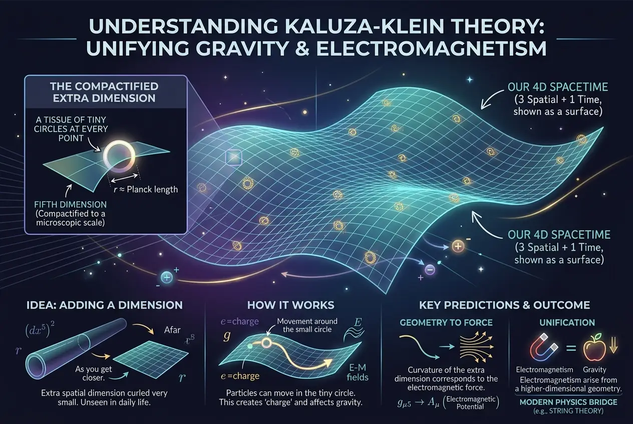 Visual explanation of Decoding Reality: Does the Universe Hide Extra Dimensions?