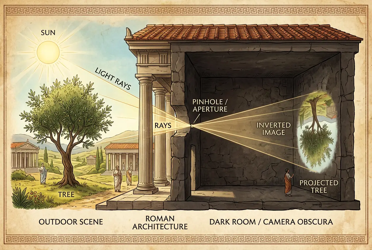 Visual explanation of Did Ancient Tech Capture Sunlight Images?