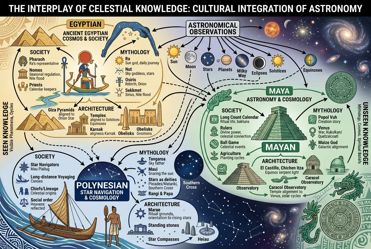 Visual explanation of Did Ancient Cultures Map Invisible Skies?