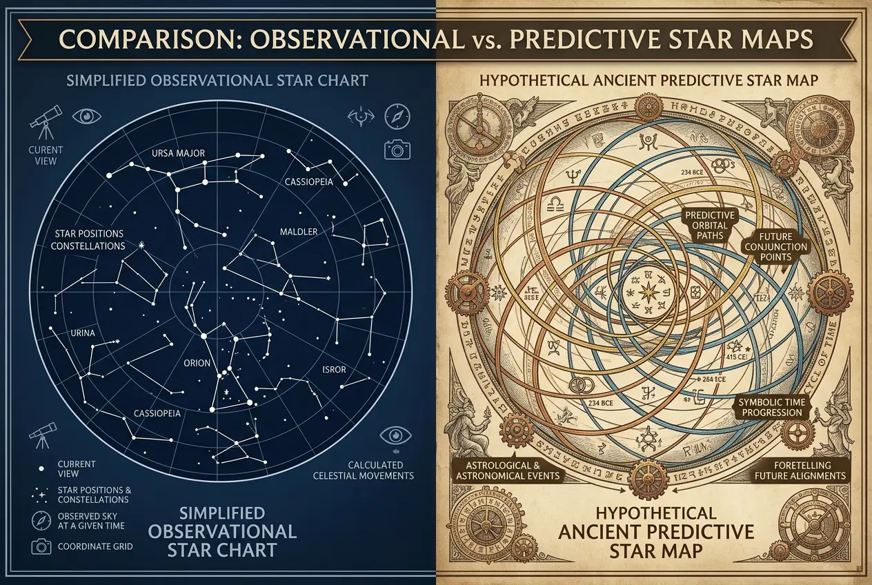 Visual explanation of Did Ancient Star Maps Predict Cosmic Events?
