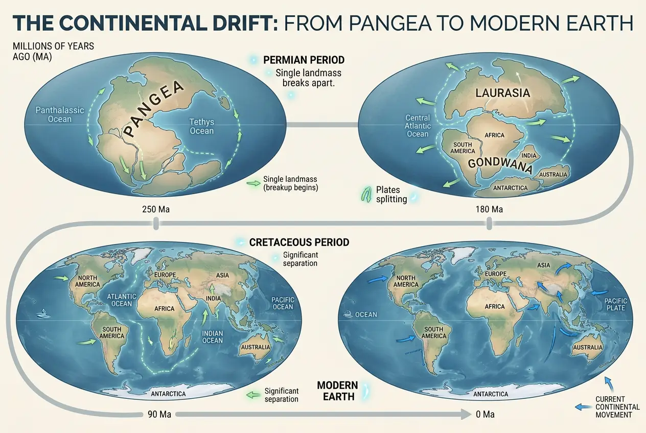 Visual explanation of Did Ancient Maps Predict Continental Drift?
