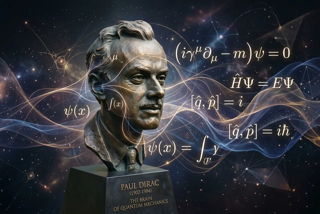 Visual explanation of Paul Dirac: The Enigmatic Mind Who Unveiled Quantum Reality