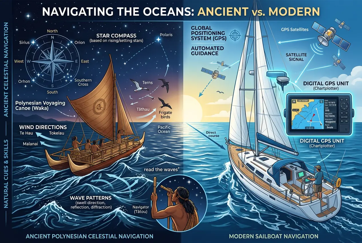 Visual explanation of Did Ancient Mariners Sense Unseen Cosmic Cues?