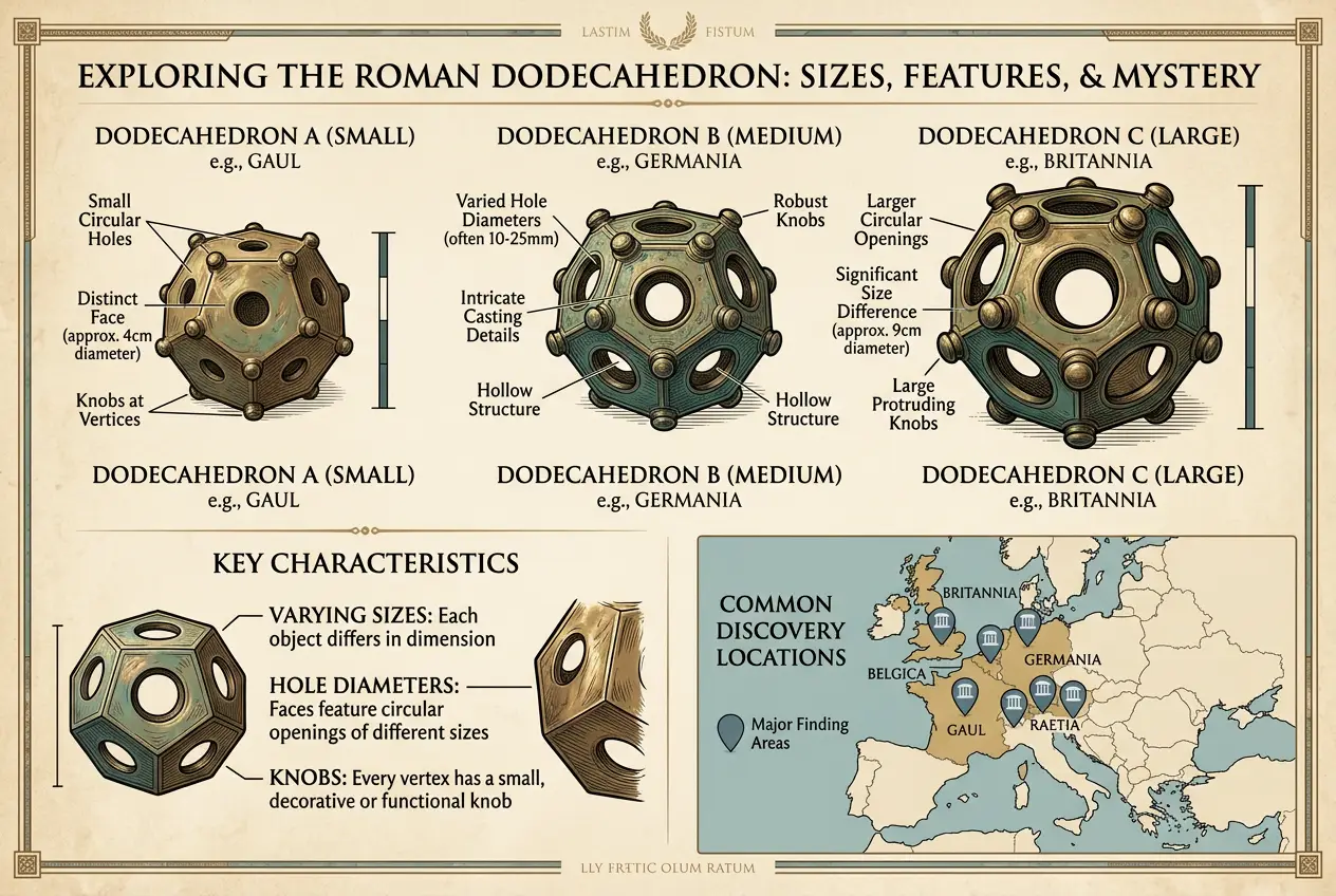 Visual explanation of Roman Dodecahedra: Did Ancients Chart Stars?