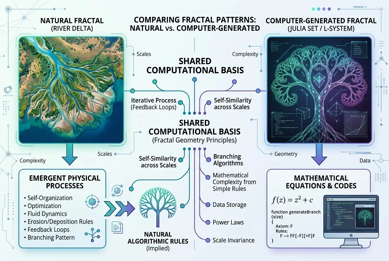 Visual explanation of Do Nature's Fractals Hide Universal Algorithms?