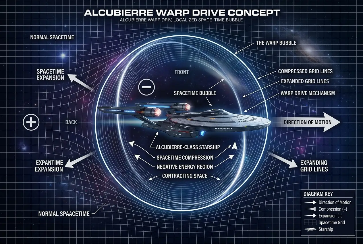 Visual explanation of Dark Energy: Can it Fuel Future Space Travel?