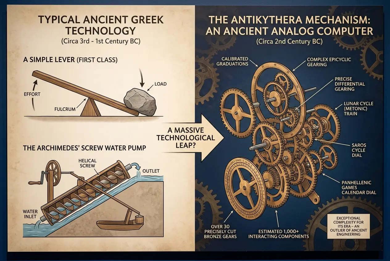Visual explanation of Did Ancient Greeks Build a Cosmic Computer?