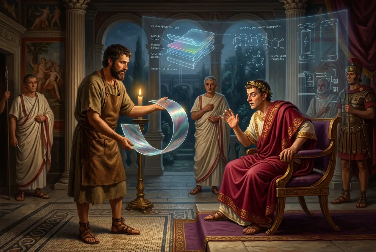 Flexible Glass: Did Romans Master Lost Material Science?