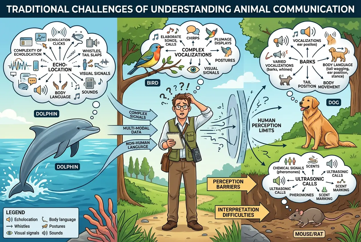 Visual explanation of Can AI Translate the Secret Language of Animals?