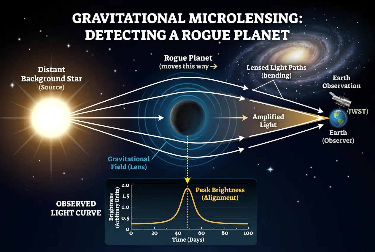 Visual explanation of Rogue Planets: Could Earth Become a Wandering World?