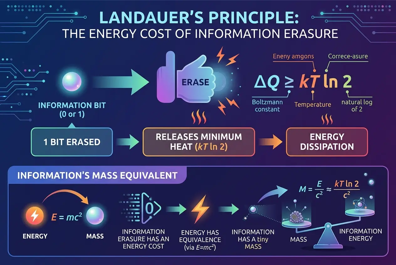 Visual explanation of Does Information Have Mass? Unpacking Digital Gravity