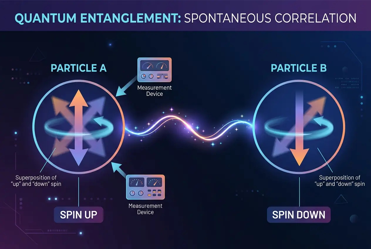 Visual explanation of Does Quantum Entanglement Connect Parallel Universes?
