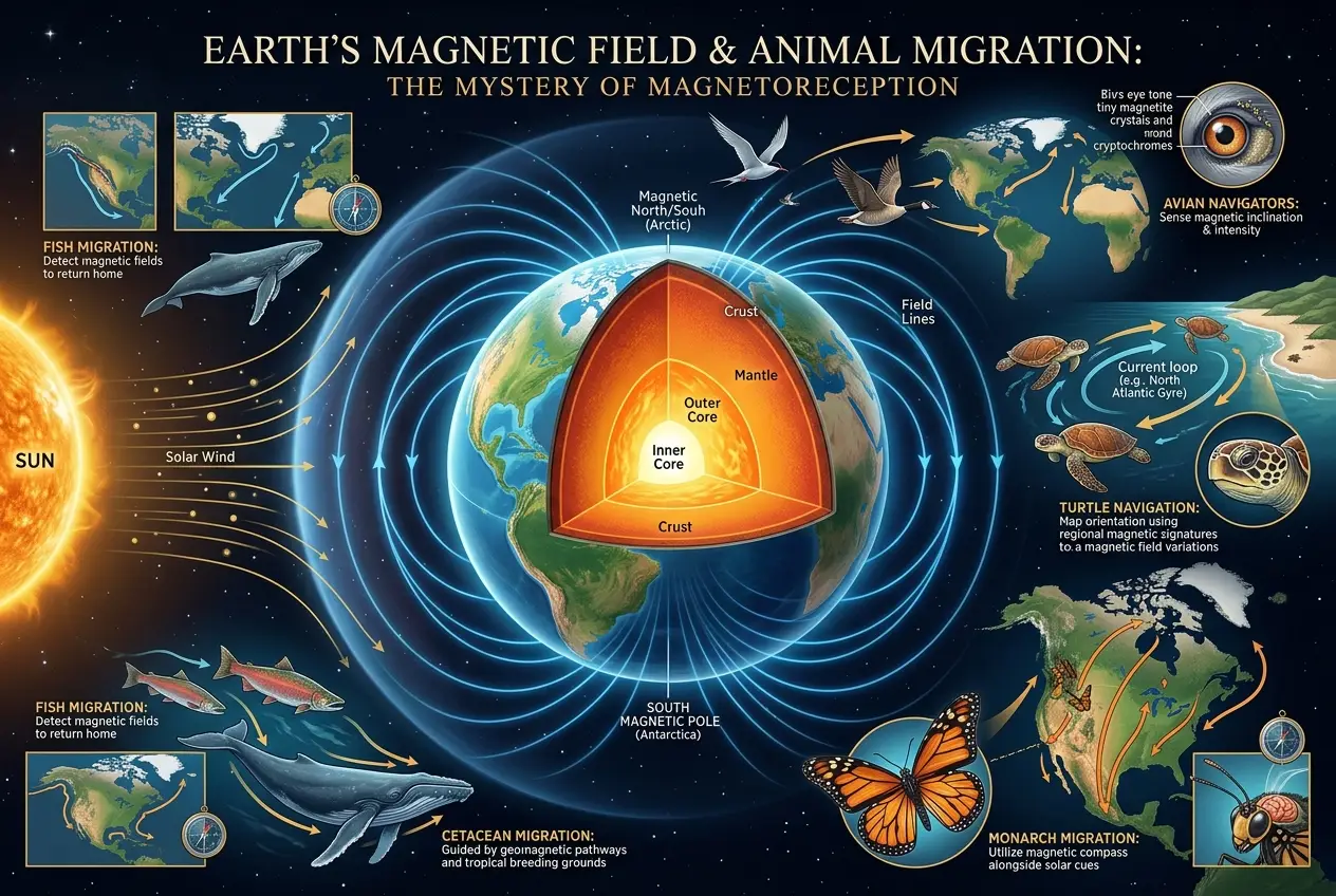 Visual explanation of Do Earth's Fields Hold Lost Memories? Decoding Geomagnetic Data