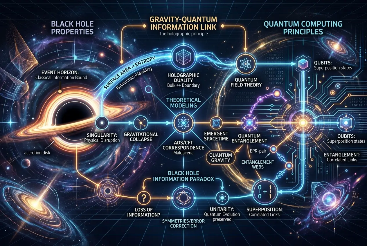 Visual explanation of Black Holes: Are They Nature's Ultimate Quantum Computers?