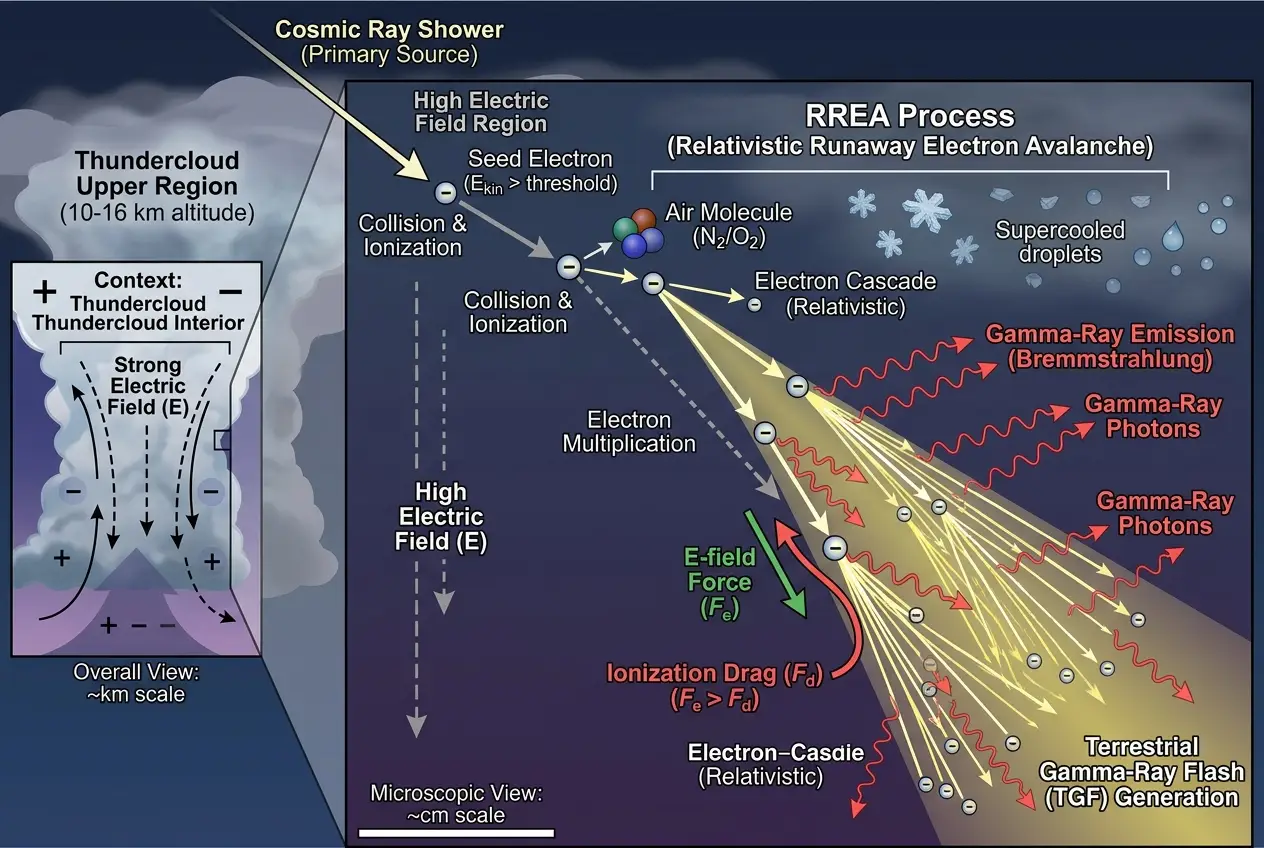Visual explanation of Terrestrial Gamma-Ray Flashes: Can Earth's Storms Spawn Cosmic Rays?