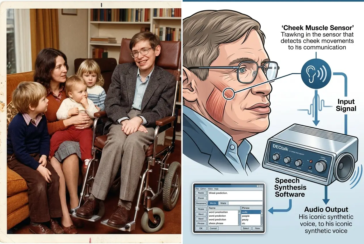 Visual explanation of Stephen Hawking: A Mind Beyond Gravity's Reach