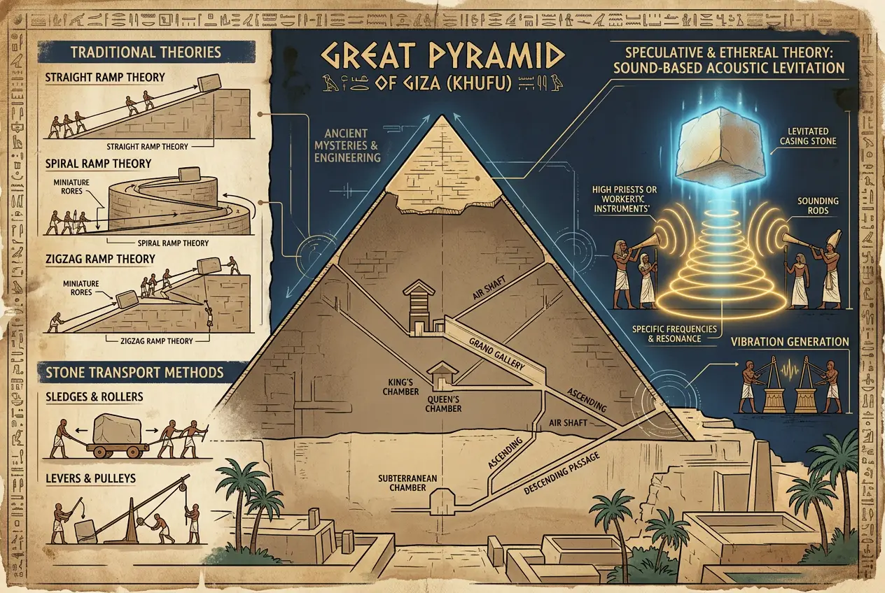 Visual explanation of Did Ancient Architects Use Sound to Move Mountains?