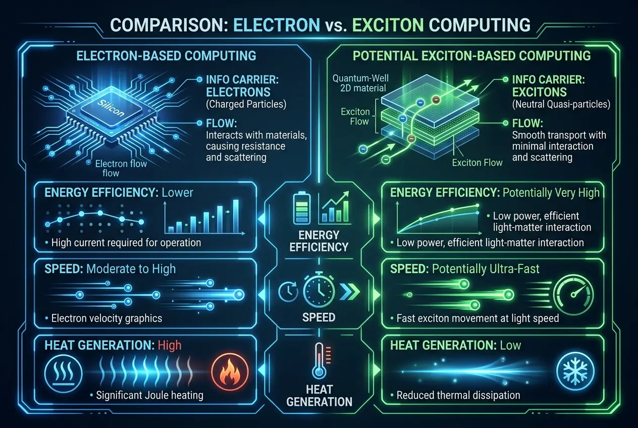 Visual explanation of Can Excitons Power Future Electronics?