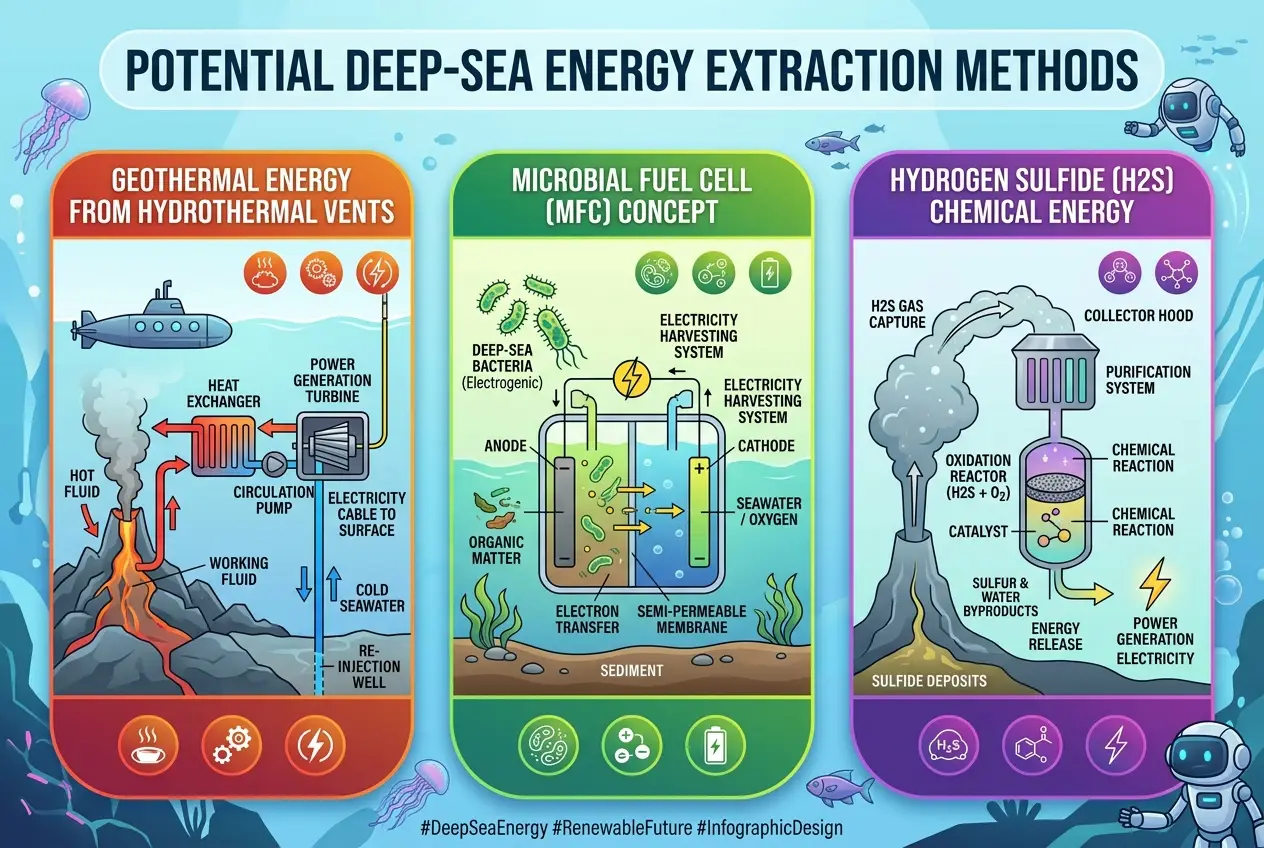 Visual explanation of Do Deep Ocean Vents Hide Unknown Energy?
