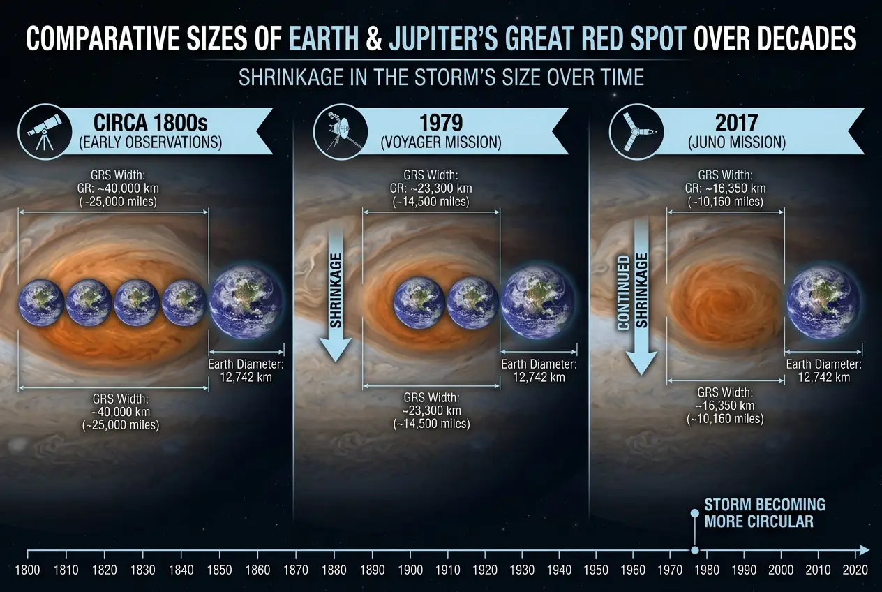 Visual explanation of Jupiter's Red Eye: Is the Great Spot Finally Dying?