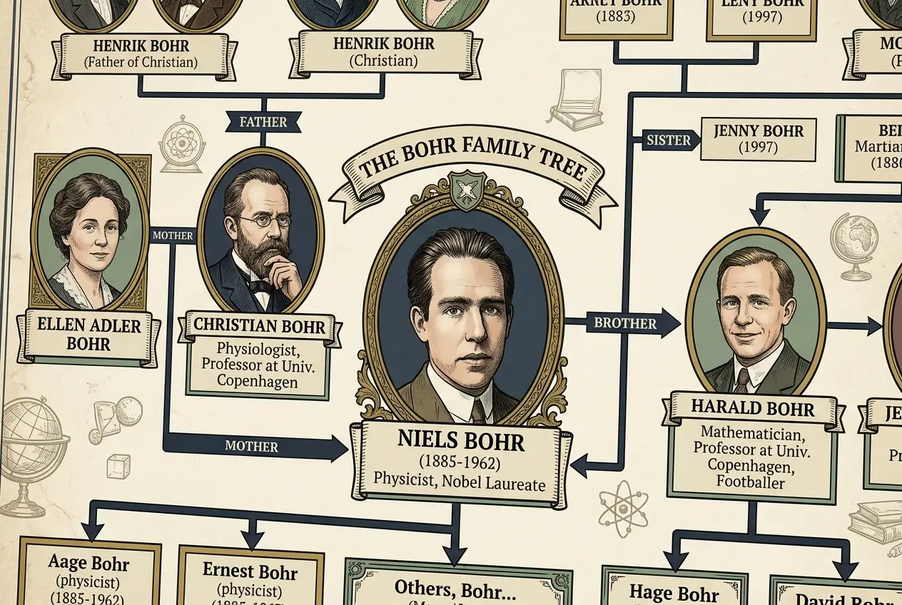 Visual explanation of Niels Bohr: The Architect of Quantum Reality