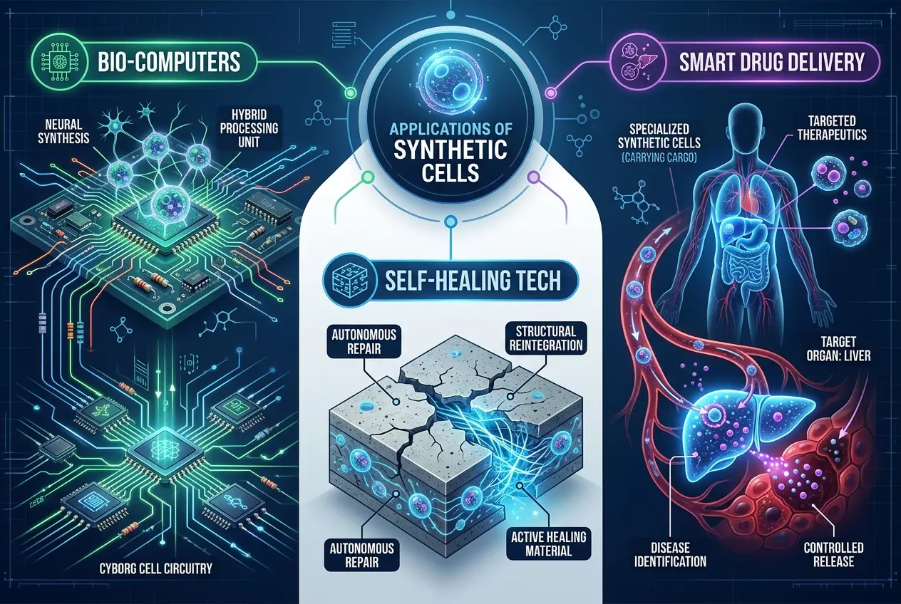 Visual explanation of Can Synthetic Cells Build Our Future Tech?