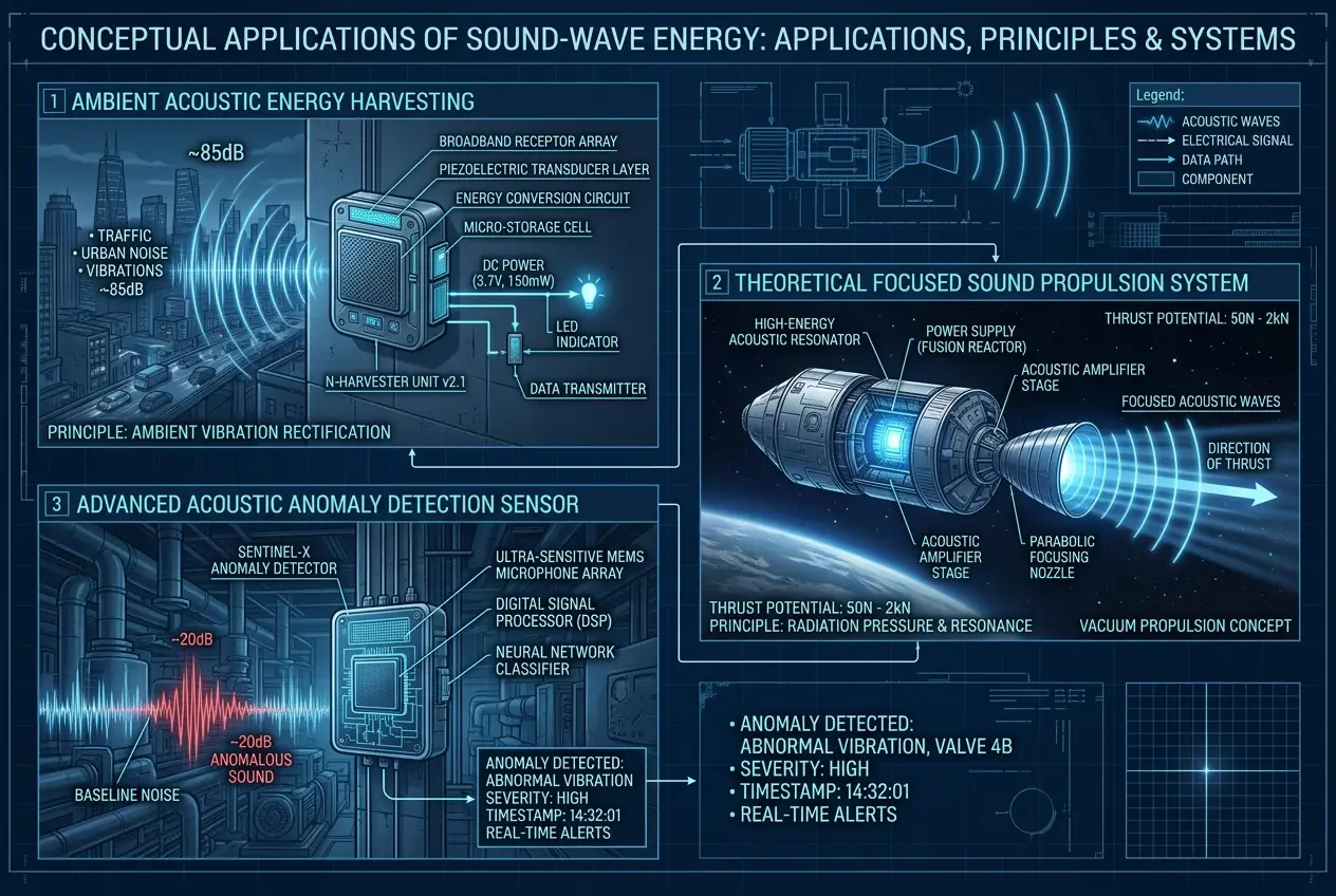 Visual explanation of Can Sound Waves Forge Power?