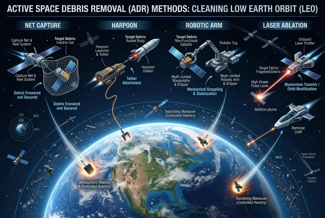 Visual explanation of Is Earth's Orbit Becoming a Digital Minefield?