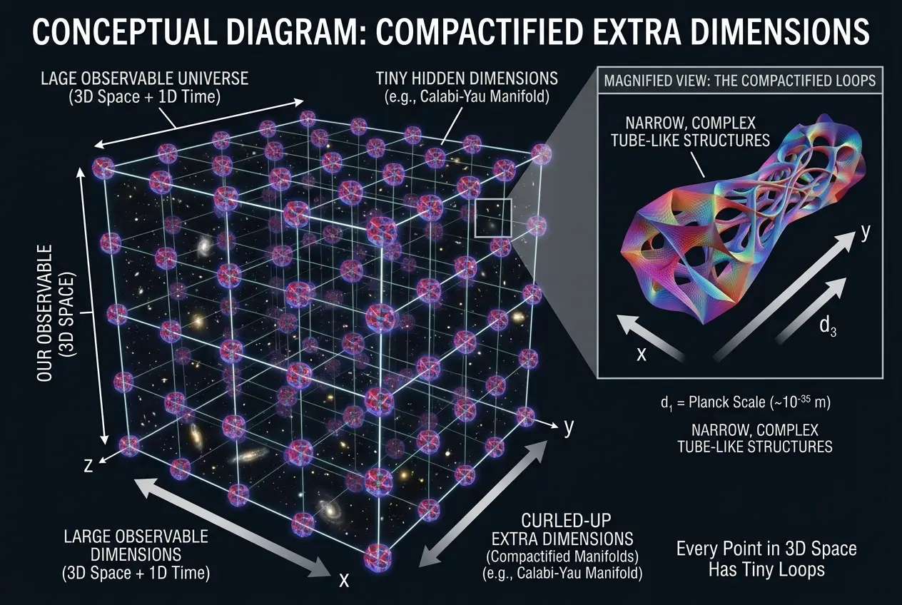 Visual explanation of Can We See a 4th Dimension? Unpacking Hyperspace