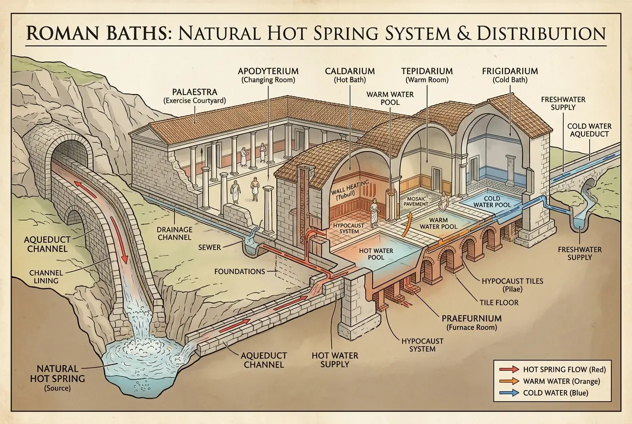 Visual explanation of Ancients & Earth's Heat: Did They Harness Geothermal?