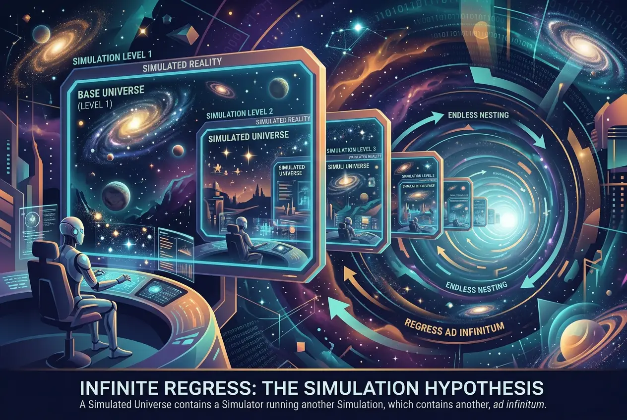 Visual explanation of Is Our Reality a Digital Simulation? Decoding the Universe's Code