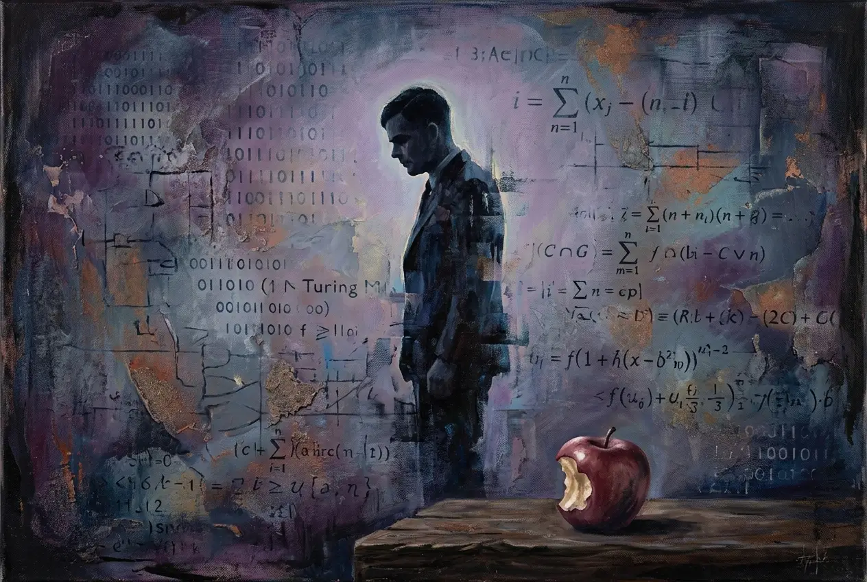 Visual explanation of Alan Turing: The Enigma Who Wired Our Digital Future