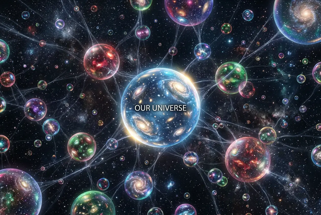 Visual explanation of Beyond Our Universe: What Types of Multiverses Exist?