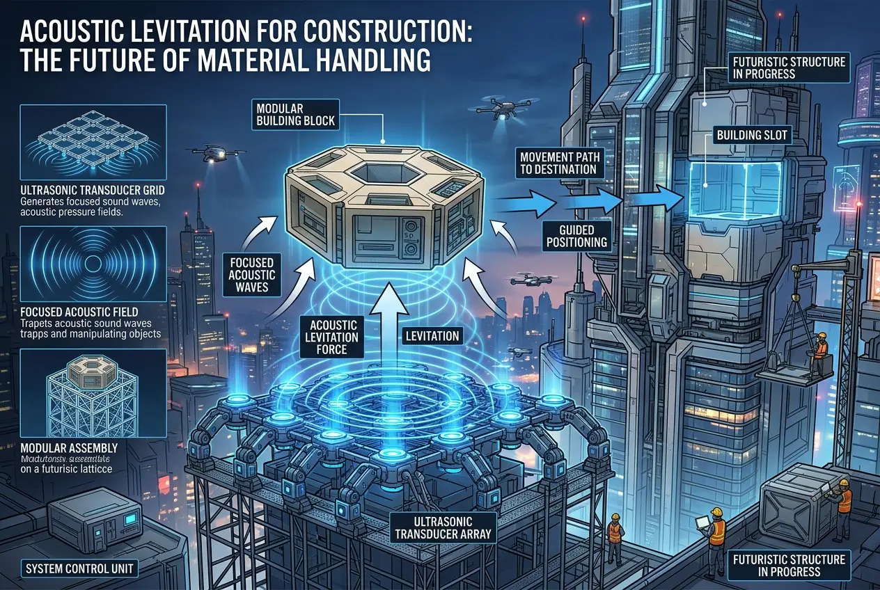 Visual explanation of Acoustic Levitation: Can Sound Build Future Cities?