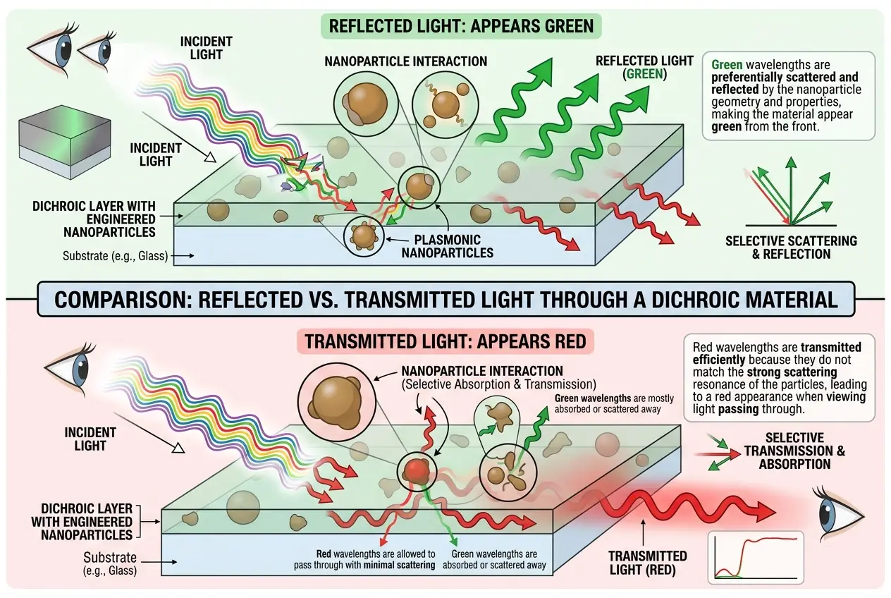 Visual explanation of Lycurgus Cup: Did Romans Use Quantum Tech?