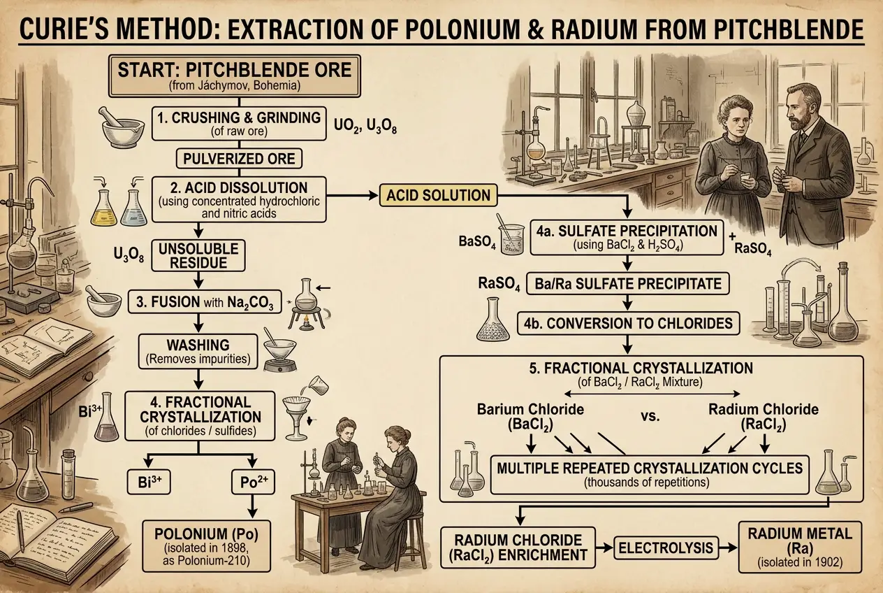 Visual explanation of Marie Curie: The Radium Revolution