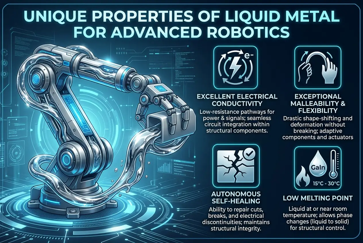 Visual explanation of Can Liquid Metal Forge Our Robotic Future?