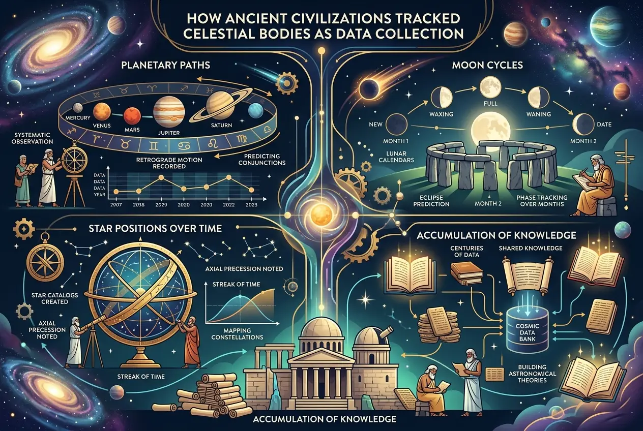 Visual explanation of Did Ancient Seers Decode Cosmic Algorithms for the Future?