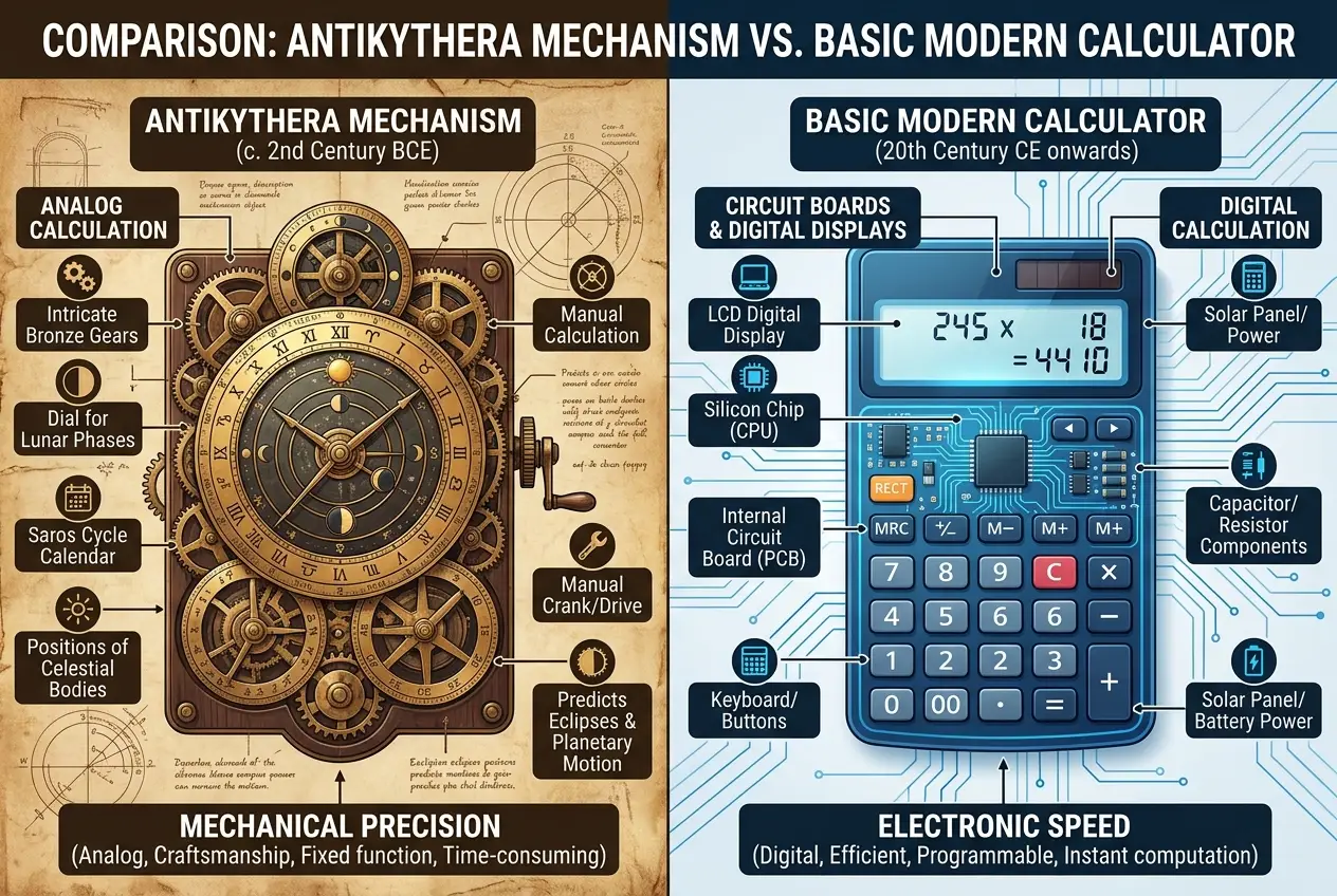 Visual explanation of Antikythera: Was It Our First Analog Computer?